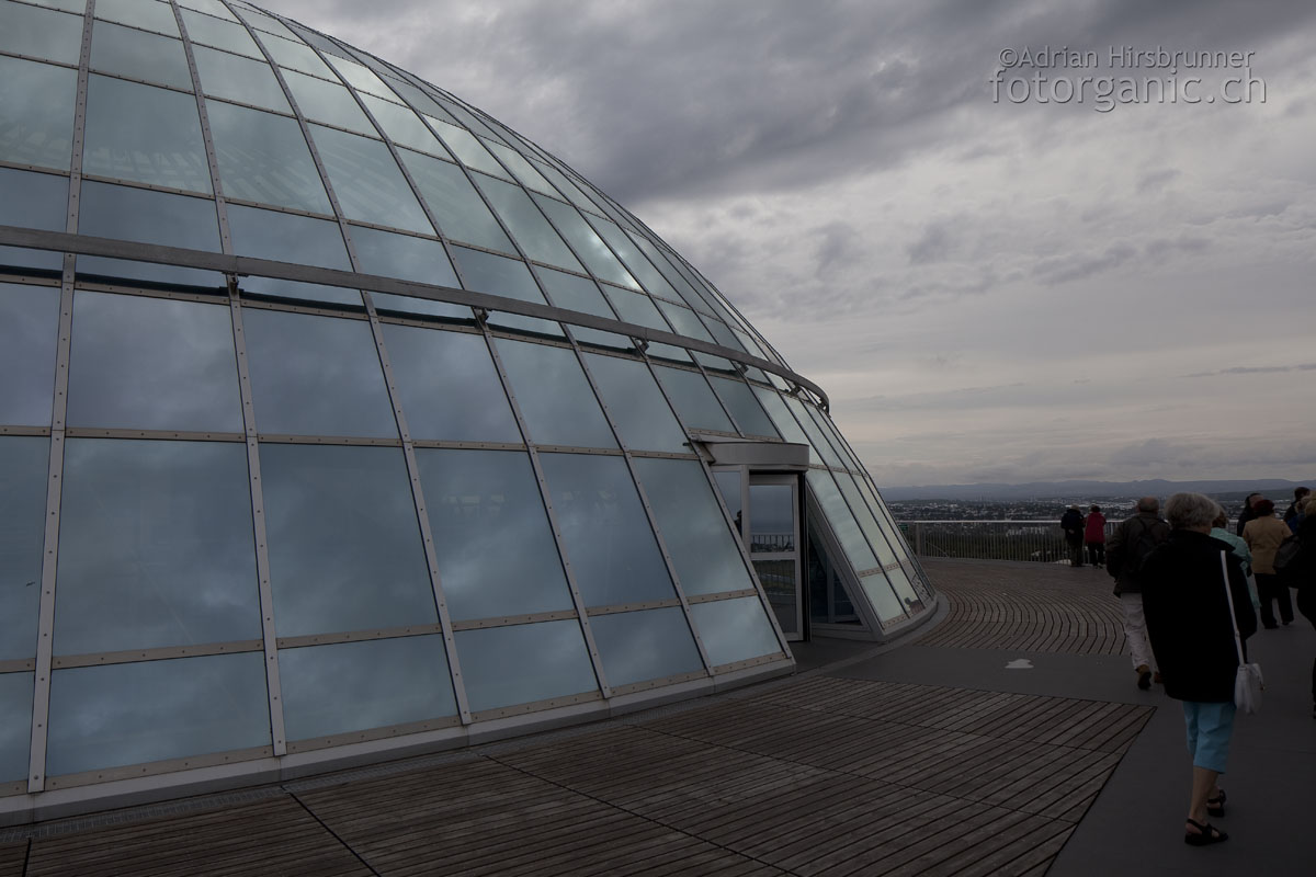 Perlan, Reykjavik: Auf dem „Deck des Raumschiffs“