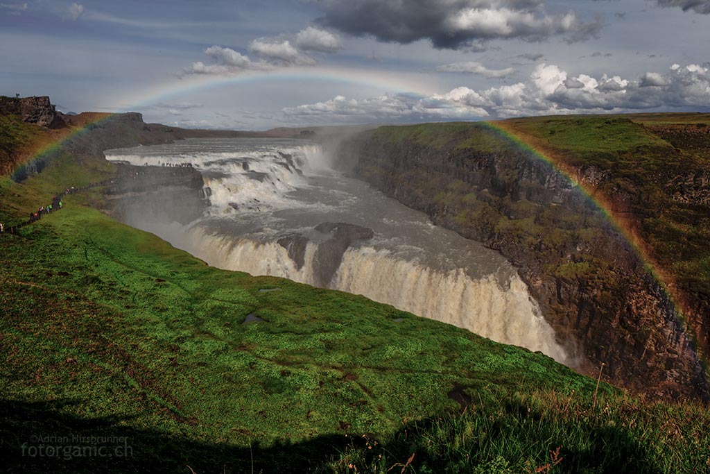 Der Thingvellir-Nationalpark vereint eine ganze Palette begehrter Sehenswürdigkeiten Islands: Der mächtige Wasserfall Gullfoss ist eine von ihnen.