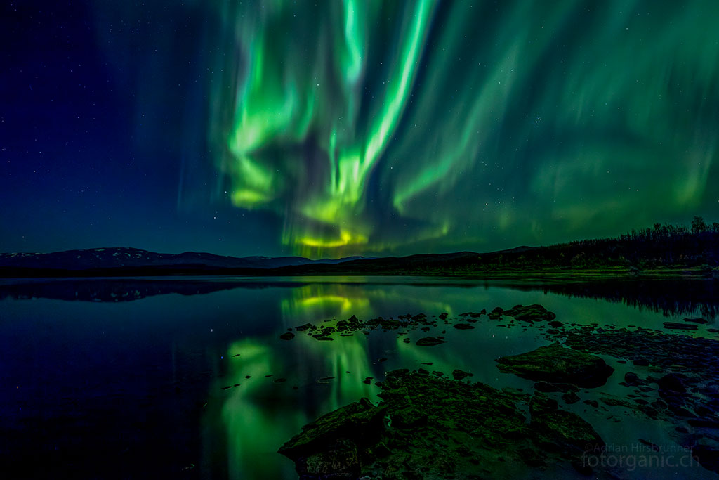 Anleitung zum Fotografieren von Polarlichtern - Beispielbild