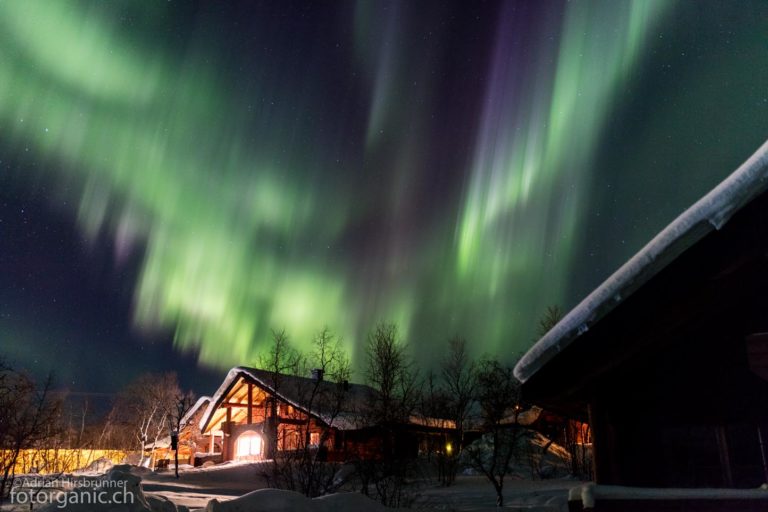 Die Nordlichter flitzen jetzt wie tanzende Derwische durch die Nacht!