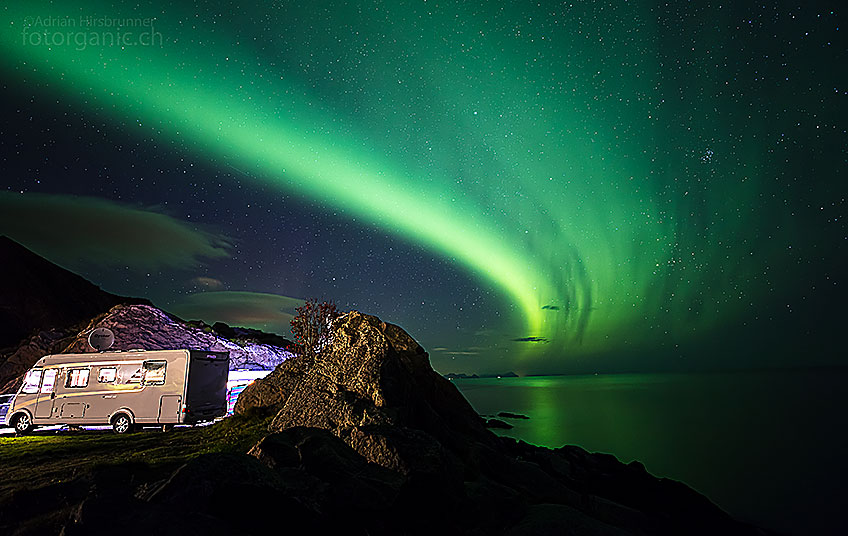 Im Herbst, sind auf den Lofoten nicht mehr alle Campingplätze geöffnet.