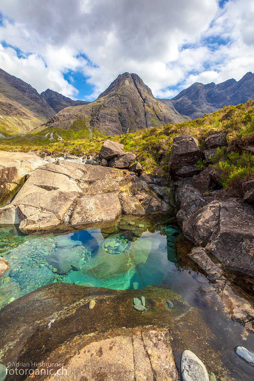 Die Fairy Pools sind zwar reizvoll, touristisch jedoch hoffnungslos überbesucht.