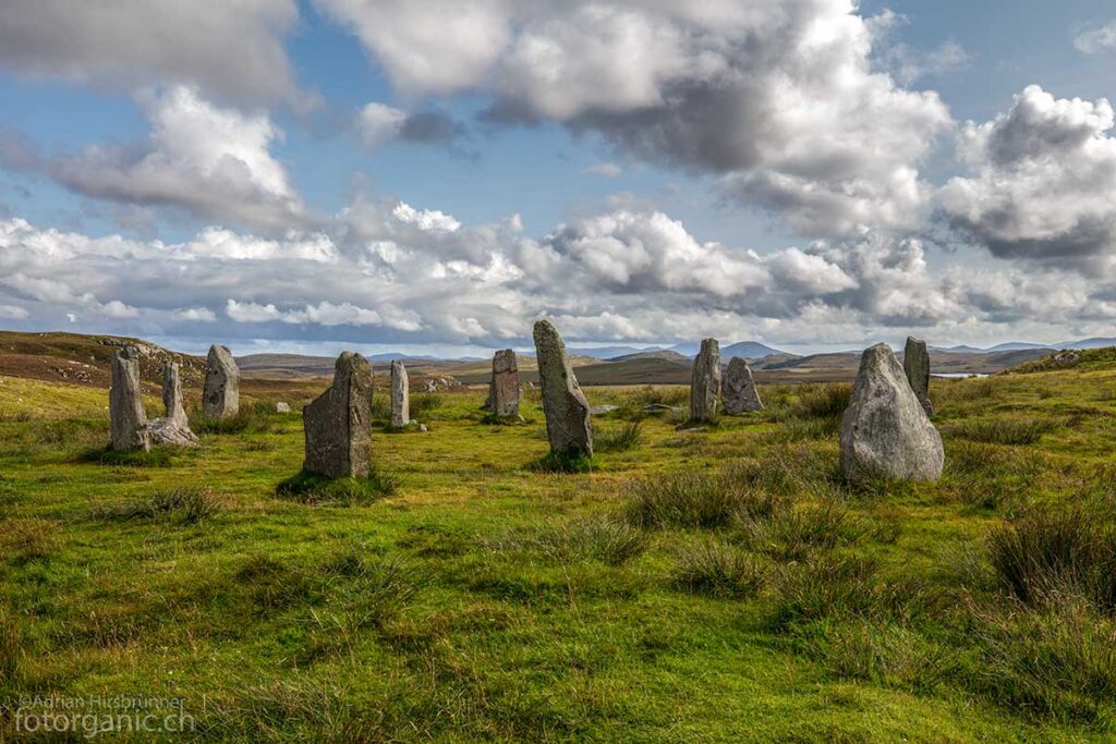 Rund um Callanish sind zahlreiche steinzeitliche Anlagen mit Steinkreisen zu bestaunen.