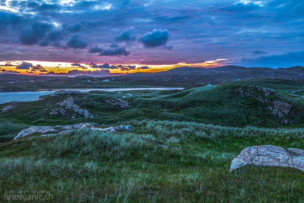 Die Uig Sands gehören zu den absoluten Sehenswürdigkeiten von Lewis. Mit ihren Dünen, der Machair und den kilometerweiten Stränden vereinigen sie fast alles, was den Inselteil prägt.