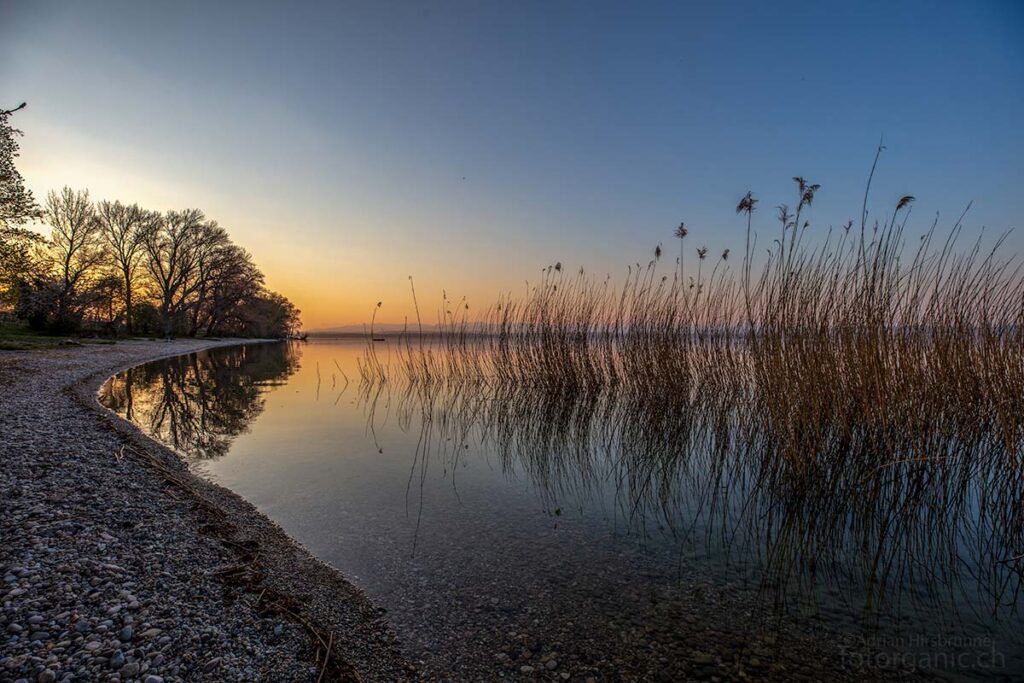 Am Pointe du Grain befindet sich einer der beliebtesten Strände des Neuenburgersees