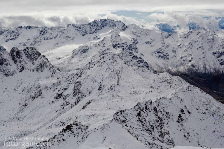 Vogelperspektive auf dem Schwarzhorn