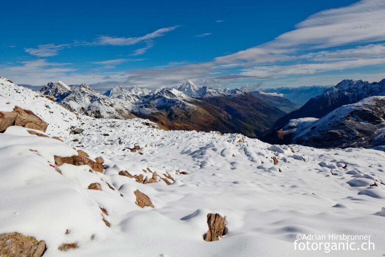 Weitblick auf dem Schwarzhorn