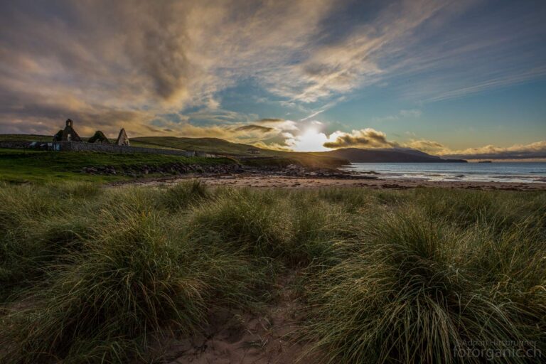 Gleich geht die Sonne am Durness Beach auf