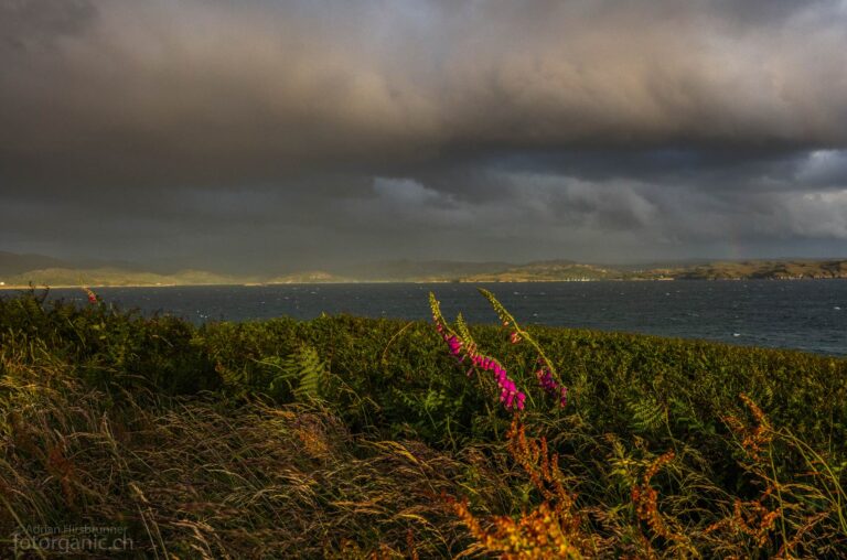 Mal Sonne, mal Regen; so geht das in Schottland